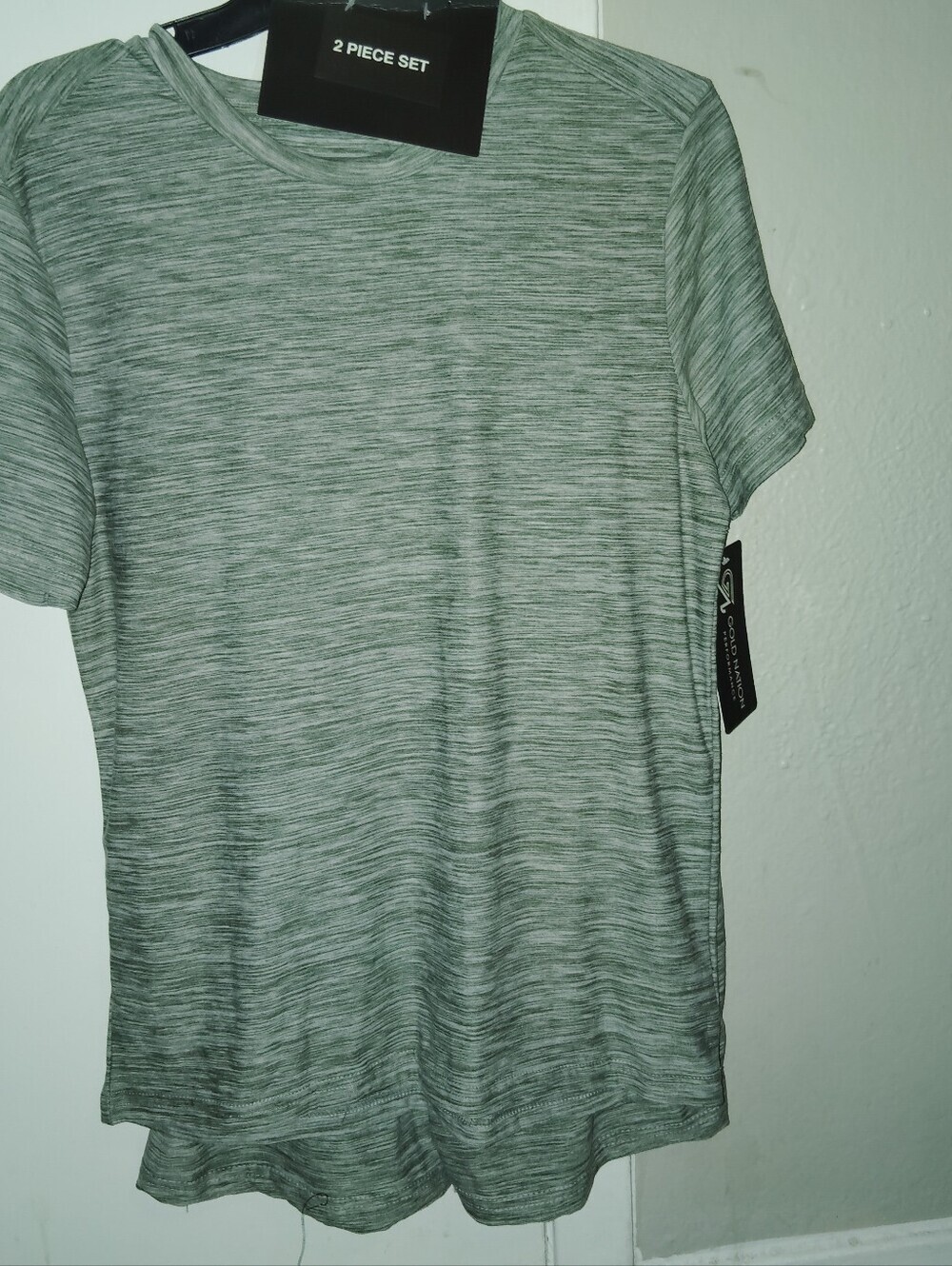 Heathered Grey Short Sleeve Tee for Kids - Unbranded